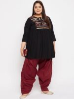 CLORA CREATION PLUS Women Patiala Cotton Salwar - Image 5