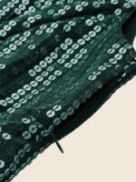 Ethnovog Sequin Embroidered Peplum Blouse - Image 4