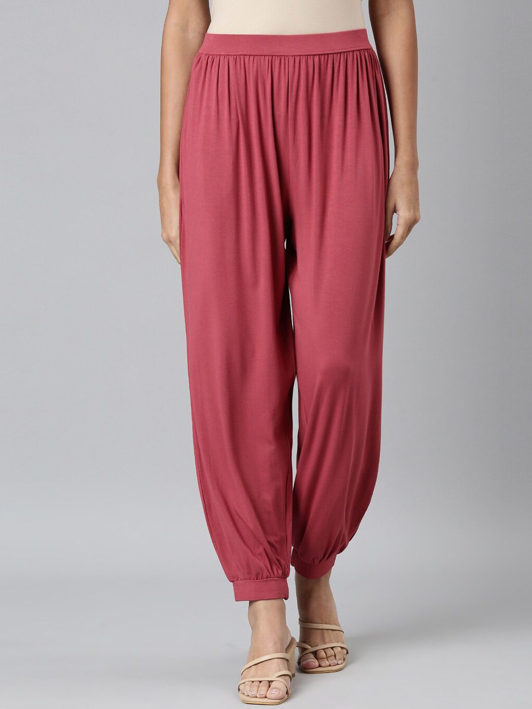 Buy Red Pants for Women by GO COLORS Online | Ajio.com