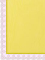 Inddus Yellow & White Embroidered Border Saree - Image 6