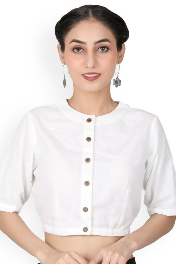 Llajja Pure Cotton Readymade Saree Blouse