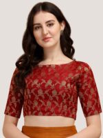 Oomph! Woven Design Saree Blouse