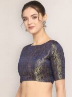 Oomph! Woven Design Saree Blouse - Image 2