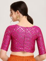 Oomph! Woven Design Saree Blouse - Image 3