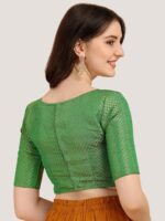 Oomph! Woven Design Saree Blouse - Image 3