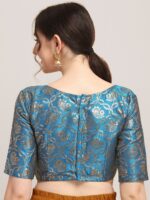 Oomph! Woven Design Saree Blouse - Image 3