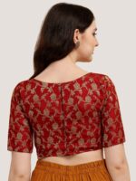 Oomph! Woven Design Saree Blouse - Image 3