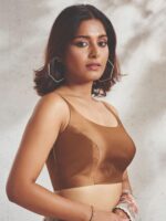 SALWAR STUDIO Taffeta Silk Sleeveless Saree Blouse - Image 2
