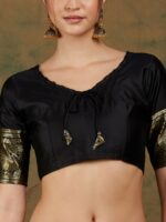 Sangria Ethnic Motif Woven-Design Banarasi Sarees - Image 7