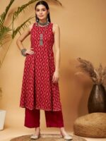 Shae by SASSAFRAS Ethnic Motifs Printed A-Line Kurta