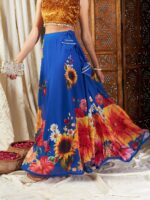 Shae by SASSAFRAS Floral Printed Flared Maxi Skirt - Image 2
