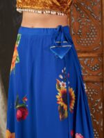 Shae by SASSAFRAS Floral Printed Flared Maxi Skirt - Image 5