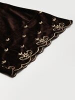 Shae by SASSAFRAS Women Brown Embroidered Parallel Trousers - Image 6