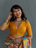 Suta V-Neckline Saree Blouse - Image 5
