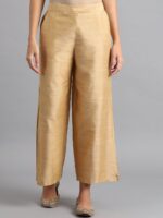W Women Gold-Toned Trousers