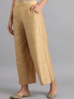 W Women Gold-Toned Trousers - Image 3