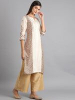 W Women Gold-Toned Trousers - Image 5
