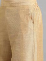 W Women Gold-Toned Trousers - Image 6