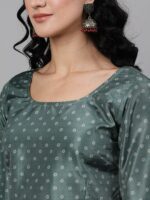AKS Printed Silk Ready to Wear Lehenga & Blouse With Dupatta - Image 2