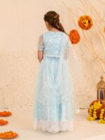 pspeaches Embroidered Thread Work Ready to Wear Lehenga & Blouse With Dupatta - Image 4