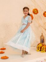 pspeaches Embroidered Thread Work Ready to Wear Lehenga & Blouse With Dupatta - Image 5