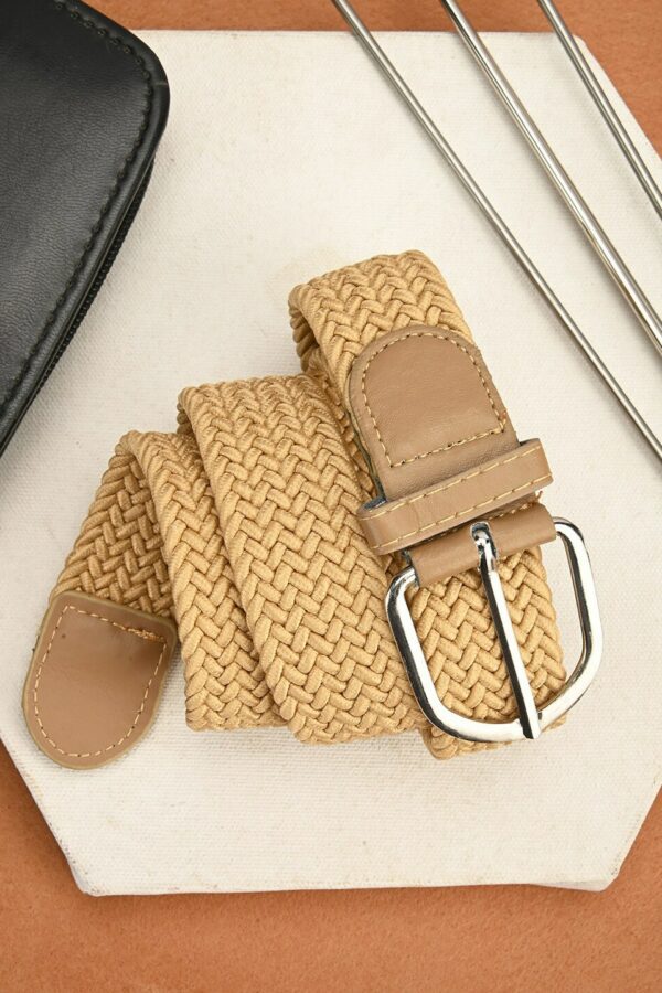 BuckleUp Unisex Braided Stretchable Belt