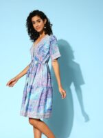 Indo Era Ethnic Motifs Print Dress - Image 4