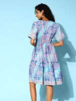 Indo Era Ethnic Motifs Print Dress - Image 5
