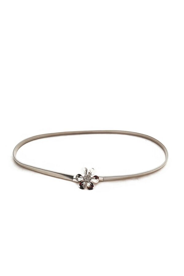 JENNA Women Embellished SilverFlower Belt