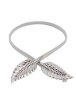 JENNA Women Silver Leaf Belt - Image 3