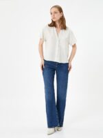 Koton Women Beige Shirt - Image 5