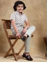 BACHPAN CHANDAN COTTON HAND BLOCK SHIRT