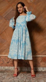 PEONY WHITE PURE COTTON DRESS