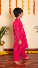 BACHPAN BHENDHAJ PINK KURTA SET - Image 2