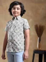 BACHPAN SUNHERA COTTON HAND BLOCK SHIRT - Image 4
