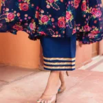 MANJARI ORGANZA PHOOL JAAL ANARKALI SET - Image 6