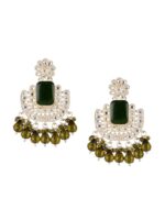 Priyaasi Gold-Plated Contemporary Drop Earrings - Image 2