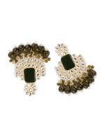 Priyaasi Gold-Plated Contemporary Drop Earrings - Image 3