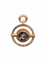 Rubans Gold-Plated Circular Drop Earrings - Image 5