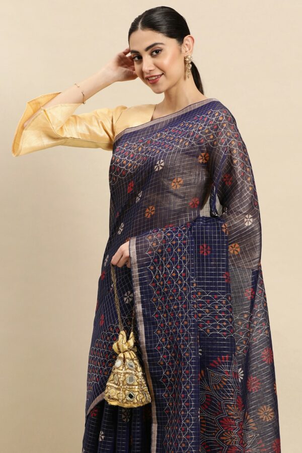 SANGAM PRINTS Floral Saree