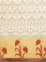 SANGAM PRINTS Floral Silk Blend Kota Saree - Image 4