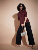 SASSAFRAS BASICS Roll-Up Sleeves Oversized Pure Cotton Shirt - Image 5