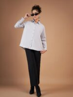 SASSAFRAS Grey Pure Cotton Casual Shirt - Image 4