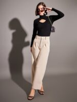 SASSAFRAS High Neck Cut Out Top - Image 5