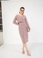 SASSAFRAS Red Checked Long Sleeve Shirt Style Top - Image 5