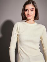 SASSAFRAS Ribbed Round Neck Top - Image 2