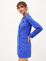SASSAFRAS Shirt Collar Blazer Dress - Image 3