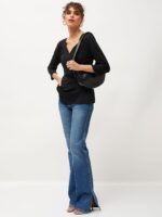 SASSAFRAS V-Neck Peplum Top - Image 5