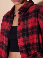 SASSAFRAS alt-laze Checked Pure Cotton Shirt Dress - Image 2