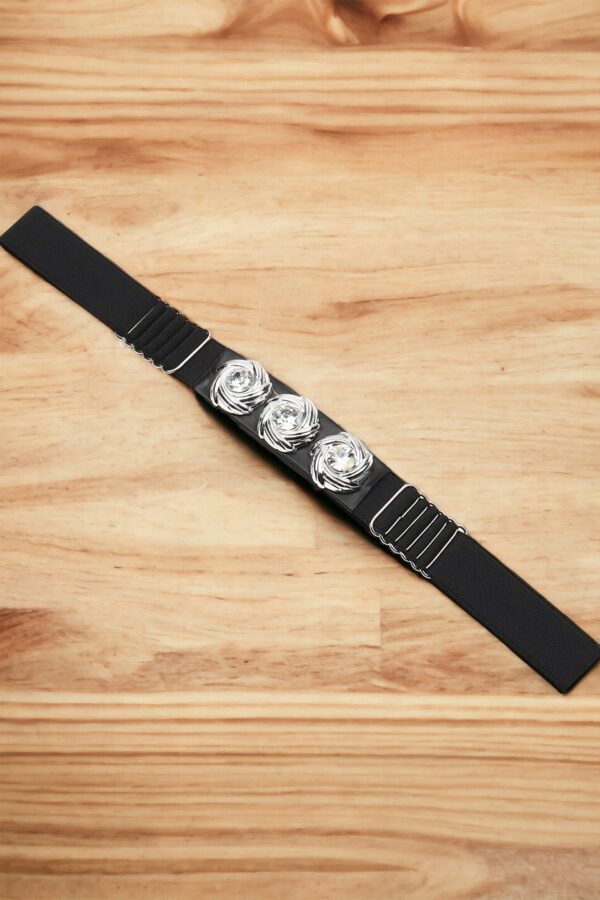 ZORO Women Textured Canvas Slim Belt